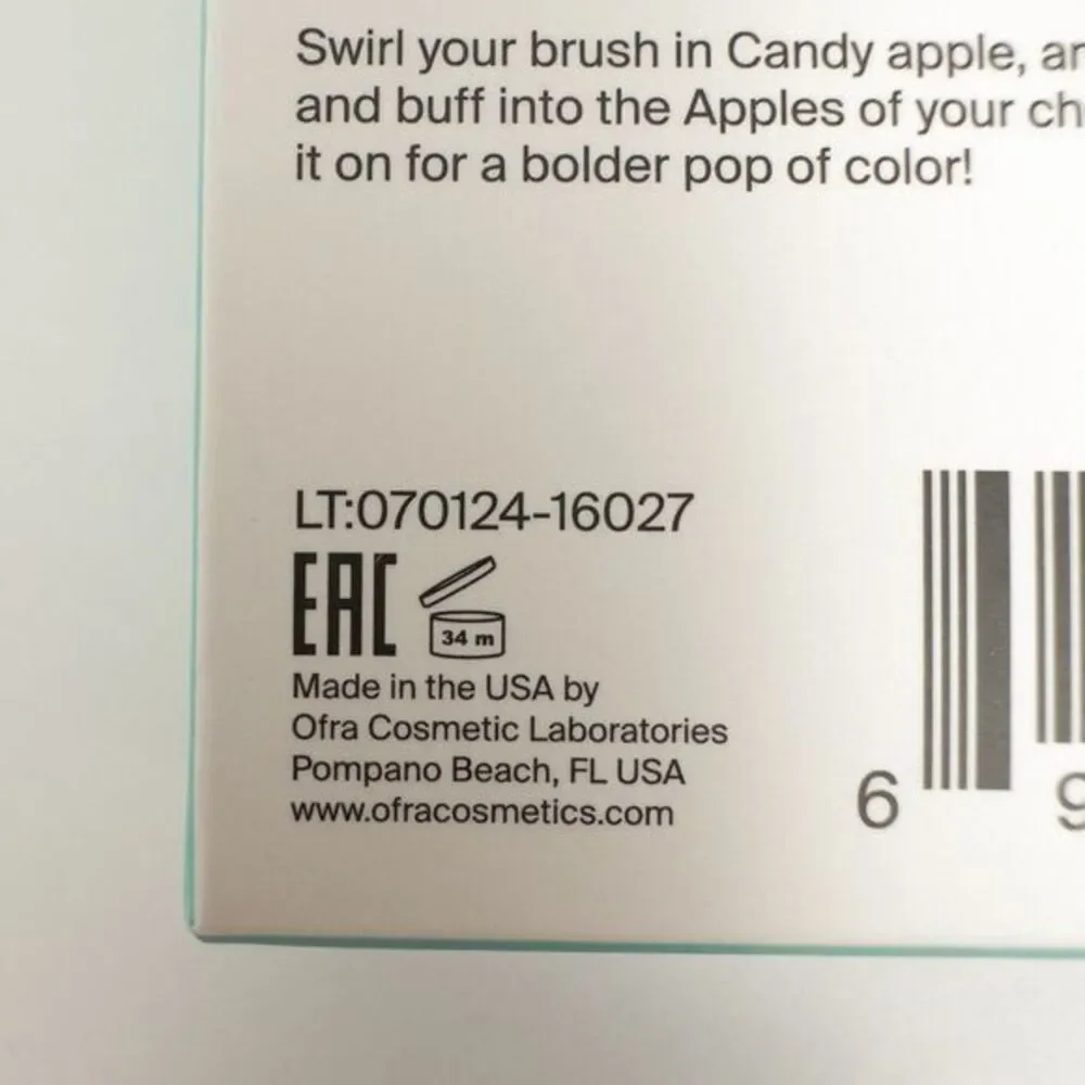5/$20 Ofra Candy Apple Blush Cool Pink Full Size 7g NIB‎